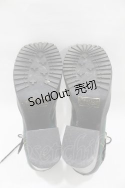 画像3: YOSUKE / 厚底ブーツ LL(約25.0cm) グリーン H-25-05-25-1001-PU-SH-KB-ZH