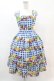 画像1: Melody BasKet / Fruits BasKetサロペットスカート M ブルー H-25-05-25-1014-LO-SK-KB-ZH (1)