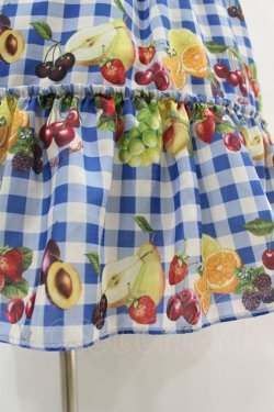画像5: Melody BasKet / Fruits BasKetサロペットスカート M ブルー H-25-05-25-1014-LO-SK-KB-ZH