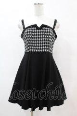 PUNK RAVE / Swallow gird stitching suspenders punk little black dress XS 黒 H-25-05-25-1017-PU-OP-KB-ZH