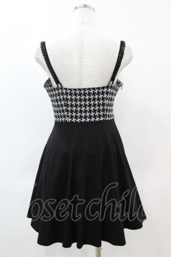 画像2: PUNK RAVE / Swallow gird stitching suspenders punk little black dress XS 黒 H-25-05-25-1017-PU-OP-KB-ZH