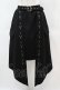 画像1: NieR Clothing / Dカン&ハトメ付きASYMMETRY SKIRT  ブラック H-25-05-25-1018-PU-SK-KB-ZH (1)