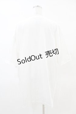 画像2: yaponskii / ギンガムTよだれベアTシャツ  白 H-25-05-25-1026-PU-TO-KB-ZH
