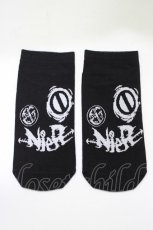 画像1: NieR CLOTHING / 靴下   H-25-05-25-015-PU-ZA-KB-ZH (1)
