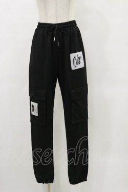 画像1: NieR Clothing / ポケット付パンツ  黒 H-25-05-26-064-PU-PA-KB-ZH