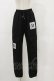 画像1: NieR Clothing / ポケット付パンツ  黒 H-25-05-26-064-PU-PA-KB-ZH (1)