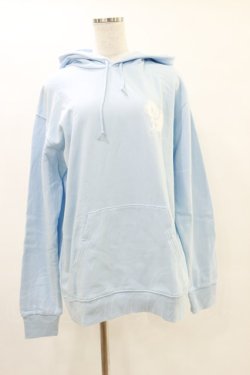 画像1: NieR Clothing / プリントプルパーカー 2XL サックス H-25-05-26-046-PU-TO-KB-ZH