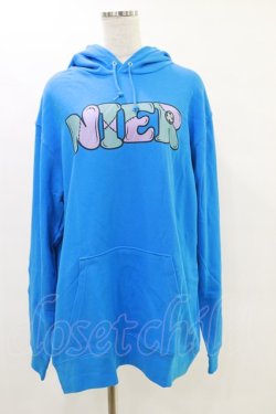 画像1: NieR Clothing / プリントプルパーカー 2XL ブルー H-25-05-26-047-PU-TO-KB-ZH