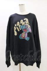 NieR Clothing / プリントSWEAT  XL 黒 H-25-05-26-050-PU-TO-KB-ZH