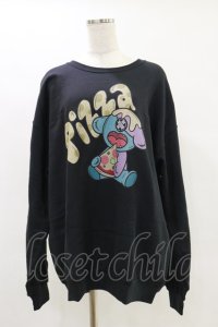 NieR Clothing / プリントSWEAT  XL 黒 H-25-05-26-050-PU-TO-KB-ZH