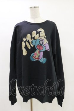 画像1: NieR Clothing / プリントSWEAT  XL 黒 H-25-05-26-050-PU-TO-KB-ZH