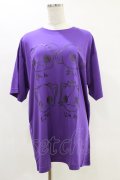 NieR Clothing / プリントTシャツ XL 紫 H-25-05-26-051-PU-TO-KB-ZH