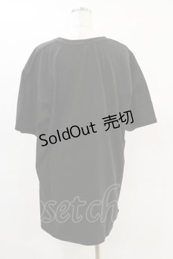 画像2: NieR Clothing / プリントCOTTON CUTSEW 3XL 黒 H-25-05-26-052-PU-TO-KB-ZH