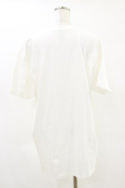 画像2: NieR Clothing / プリントCOTTON CUTSEW XL 白 H-25-05-26-054-PU-TO-KB-ZH