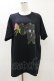 画像1: NieR Clothing / プリントCOTTON CUTSEW XL 黒 H-25-05-26-057-PU-TO-KB-ZH (1)