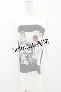 NieR Clothing / プリントTシャツ  白 H-25-05-26-061-PU-TO-KB-ZH
