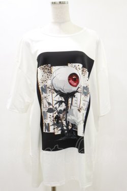 画像1: NieR Clothing / プリントTシャツ  白 H-25-05-26-061-PU-TO-KB-ZH
