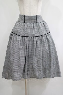 画像1: axes femme POETIQUE / グレンチェックフィッシュテールスカート M ブラック H-25-05-27-022-AX-SK-NS-ZH