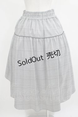 画像3: axes femme POETIQUE / グレンチェックフィッシュテールスカート M ブラック H-25-05-27-022-AX-SK-NS-ZH