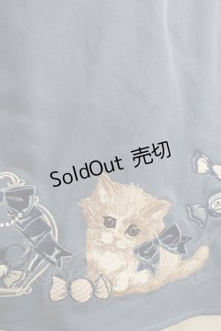 画像4: Amavel / Bonbon Ribbon Chaton スカート Free ブルー H-25-05-27-024-CA-SK-NS-ZH
