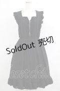 axes femme / ジップデザインワンピース M ブラック H-25-05-27-025-AX-OP-NS-ZH