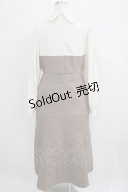 画像3: DearMyLoveRose / マーメイドクラシカルワンピース 3L モカ H-25-05-27-028-EL-OP-NS-ZH