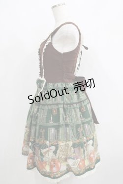 画像2: ALICE and the PIRATES / Wicked Queen's Poison cellar柄 ジャンパースカートII Free グリーン H-25-05-27-029-PA-OP-NS-ZH