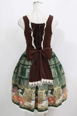 画像3: ALICE and the PIRATES / Wicked Queen's Poison cellar柄 ジャンパースカートII Free グリーン H-25-05-27-029-PA-OP-NS-ZH