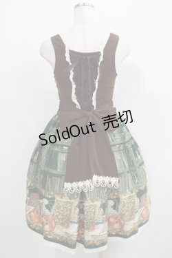画像3: ALICE and the PIRATES / Wicked Queen's Poison cellar柄 ジャンパースカートII Free グリーン H-25-05-27-029-PA-OP-NS-ZH