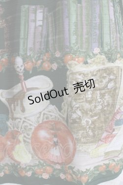 画像4: ALICE and the PIRATES / Wicked Queen's Poison cellar柄 ジャンパースカートII Free グリーン H-25-05-27-029-PA-OP-NS-ZH