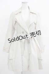 axes femme / レース切替トレンチコート M ベージュ H-25-05-27-032-AX-CO-NS-ZH