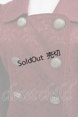 画像4: Victorian maiden / スワロウテイル セレモニージャケット Free ジャガードボルドー H-25-05-27-036-CL-JA-NS-ZH