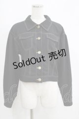 axes femme POETIQUE / バックプリーツブルゾン M ブラック H-25-05-27-038-AX-JA-NS-ZH