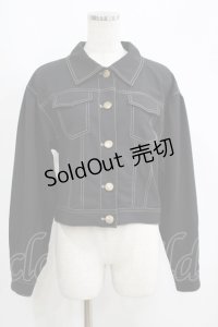 axes femme POETIQUE / バックプリーツブルゾン M ブラック H-25-05-27-038-AX-JA-NS-ZH
