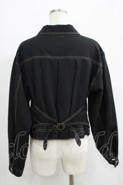 画像3: axes femme POETIQUE / バックプリーツブルゾン M ブラック H-25-05-27-038-AX-JA-NS-ZH
