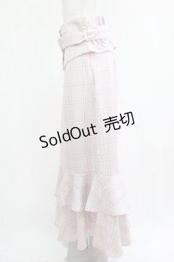 画像2: DearMyLoveRose / コルセットベルト付マーメイドスカート LL ピンク H-25-05-27-042-EL-SK-NS-ZH