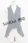 axes femme POETIQUE / フィッシュテールベスト M ネイビー H-25-05-27-046-AX-TO-NS-ZH