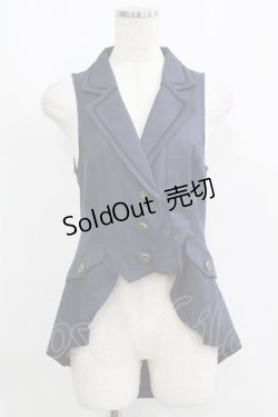 画像1: axes femme POETIQUE / フィッシュテールベスト M ネイビー H-25-05-27-046-AX-TO-NS-ZH