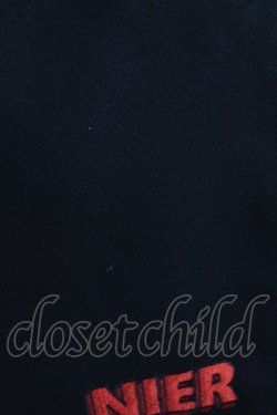 画像3: NieR Clothing / 刺繍ワイドパンツ  黒 H-25-05-27-1035-PU-PA-KB-ZT197