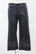 PEACE NOW / パイソン風パンツ  ネイビー H-25-05-27-1036-PU-PA-KB-ZH