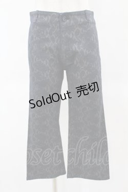 画像1: PEACE NOW / パイソン風パンツ  ネイビー H-25-05-27-1036-PU-PA-KB-ZH