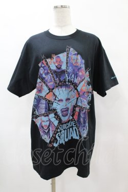 画像1: MILKBOY / SUICIDE SQUAD LOGO TEE L ブラック H-25-05-27-1042-MB-TO-KB-ZH