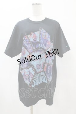 画像1: MILKBOY / SUICIDE SQUAD LOGO TEE L ブラック H-25-05-27-1042-MB-TO-KB-ZH