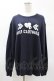 画像1: NieR Clothing / プリントLONG CUTSEW  ネイビー H-25-05-27-1049-PU-TO-KB-ZH (1)