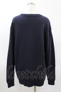 画像2: NieR Clothing / プリントLONG CUTSEW  ネイビー H-25-05-27-1049-PU-TO-KB-ZH