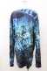 画像2: NieR Clothing / プリントLONG CUTSEW  ブルー H-25-05-27-1050-PU-TO-KB-ZH (2)