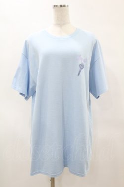 画像1: MILKBOY / SECRET KEYS TEE L ライトブルー H-25-05-27-1051-MB-TO-KB-ZH