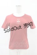 Jean Paul GAULTIER / ロゴプリントカットソー 40 赤 H-25-05-27-1055-GO-TO-KB-ZH