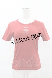 Jean Paul GAULTIER / ロゴプリントカットソー 40 赤 H-25-05-27-1055-GO-TO-KB-ZH