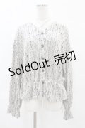 MARBLE / カーディガン M~L ブラック/オフ H-25-05-27-1060-GO-TO-NS-ZH